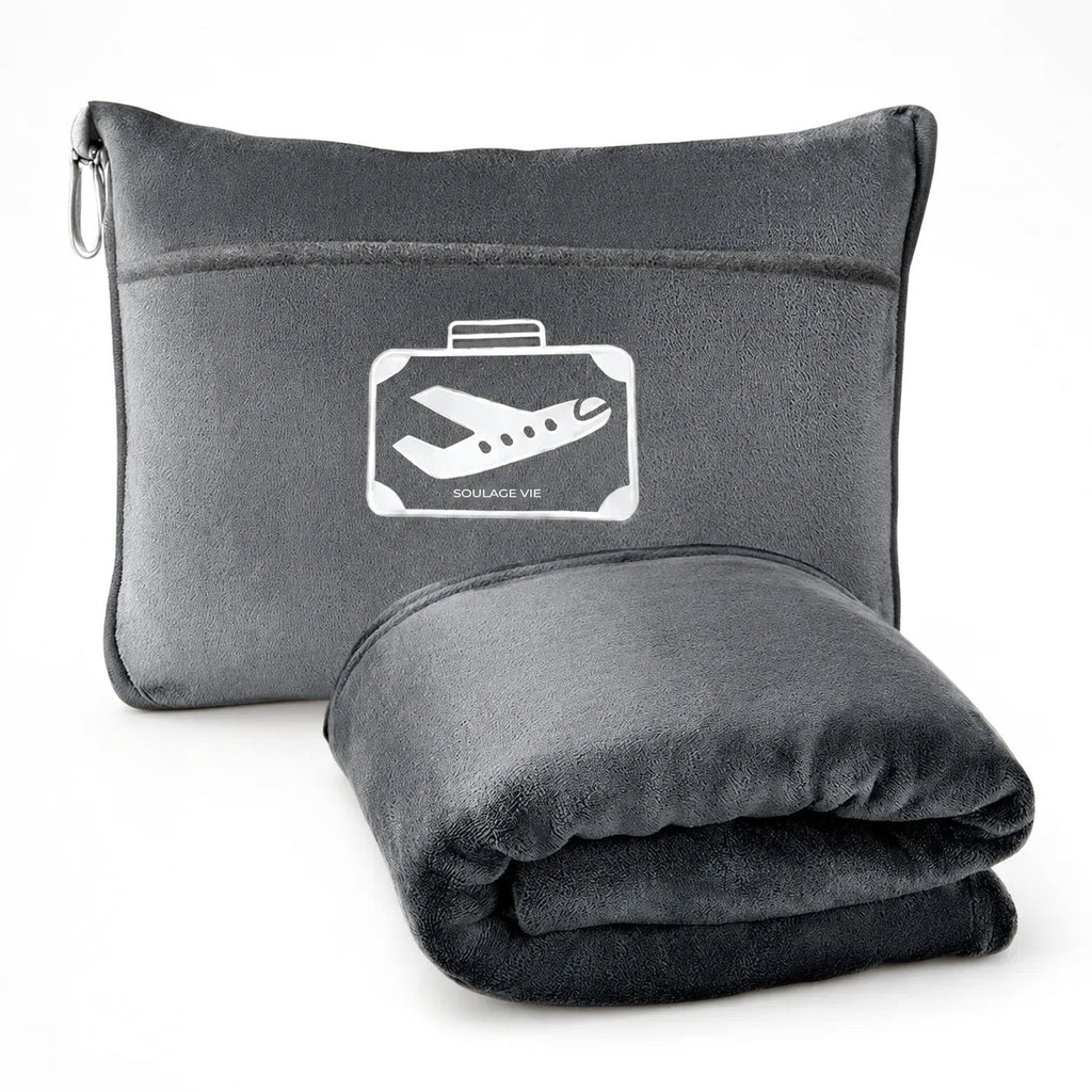 Soulage Vie Plaid de Voyage 2-en-1